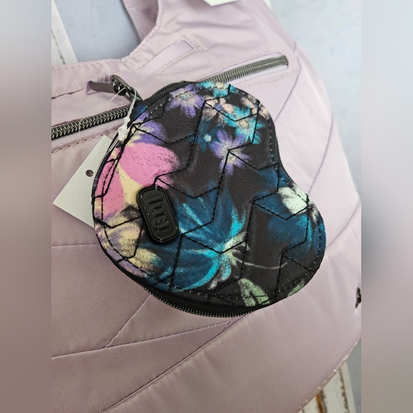 NWOT Lug Gondola European Shopper In Sugarplum & NWT Heart Pouch - Picture 6 of 16